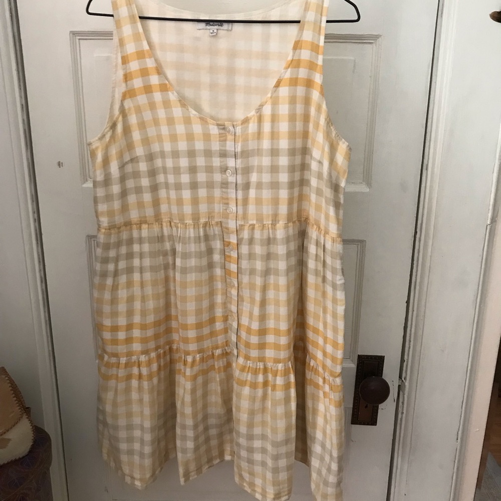 Madewell cotton tiered sundress